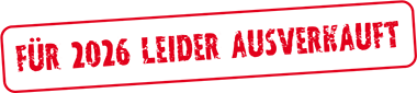 Für 2026 leider ausverkauft